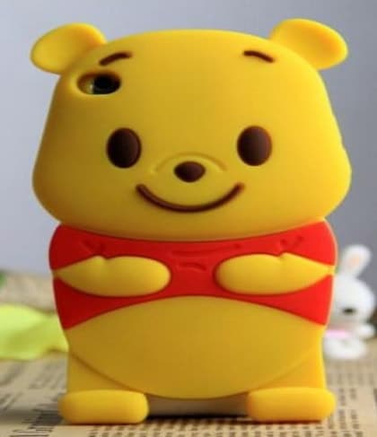 Super Cute Winnie The Pooh 3D Silicone Case for iPod Touch 5 6 5th Gen 6th Gen