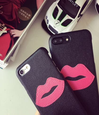 IPHORIA Appliqué Eye Faux-Leather Case for iPhone 6 6s