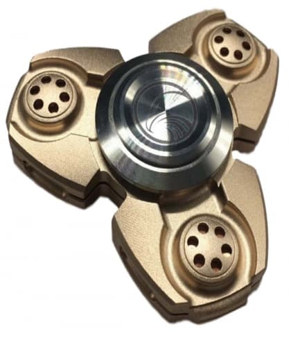 VALTCAN Titanium Hand Spinner Fidget Toy Gold) 